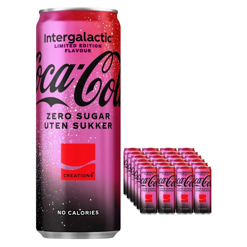 Coca-Cola Zero Intergalactic Multipack, 24 x 250 ml