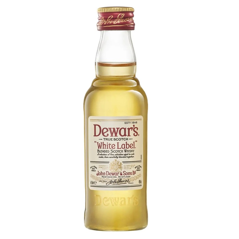 Dewar's White Label Whisky Miniature, 5 cl