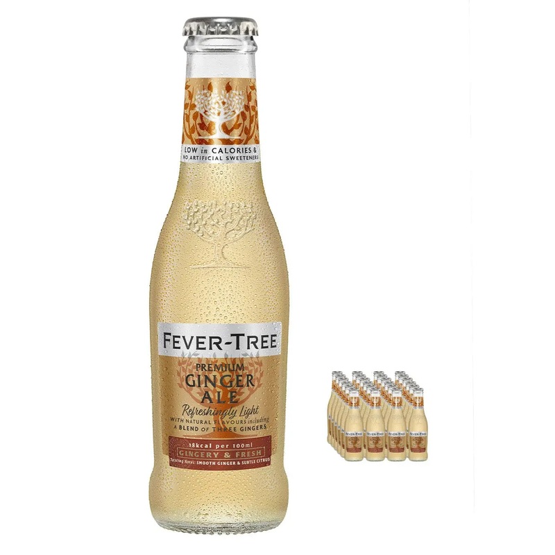 Fever-Tree Refreshingly Light Ginger Ale Multipack, 24 x 200 ml