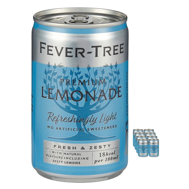 Fever-Tree Refreshingly Light Premium Lemonade Fridge Pack, 8 x 150 ml