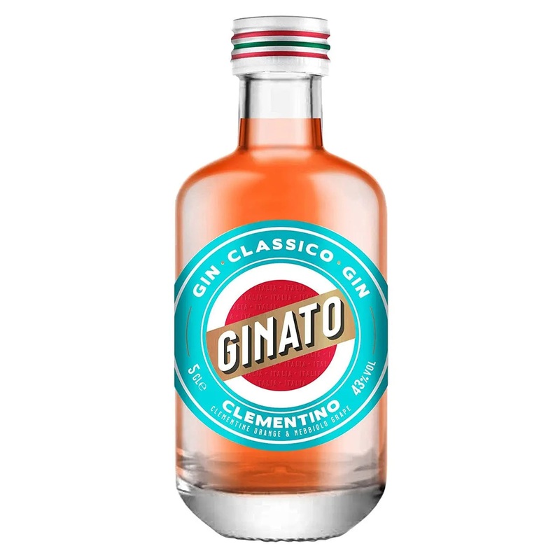 Ginato Clementino Italian Gin Miniature, 5 cl