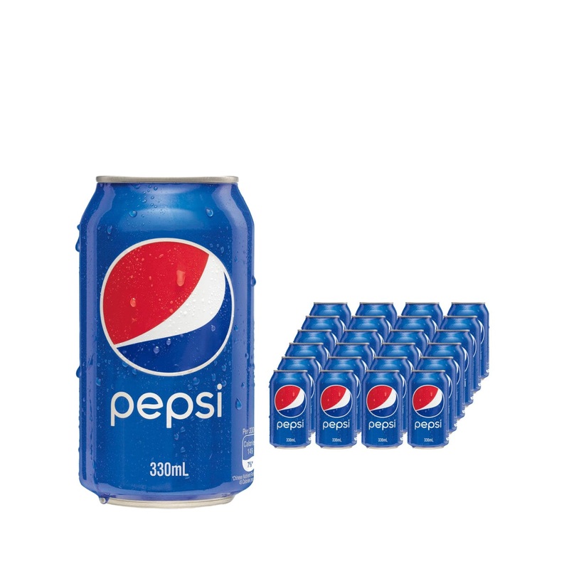 Pepsi Cola Can Soft Drink Multipack, 24 x 330 ml