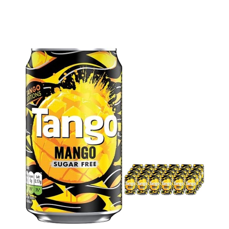 Tango Mango Sugar Free Can Multipack, 24 x 330 ml