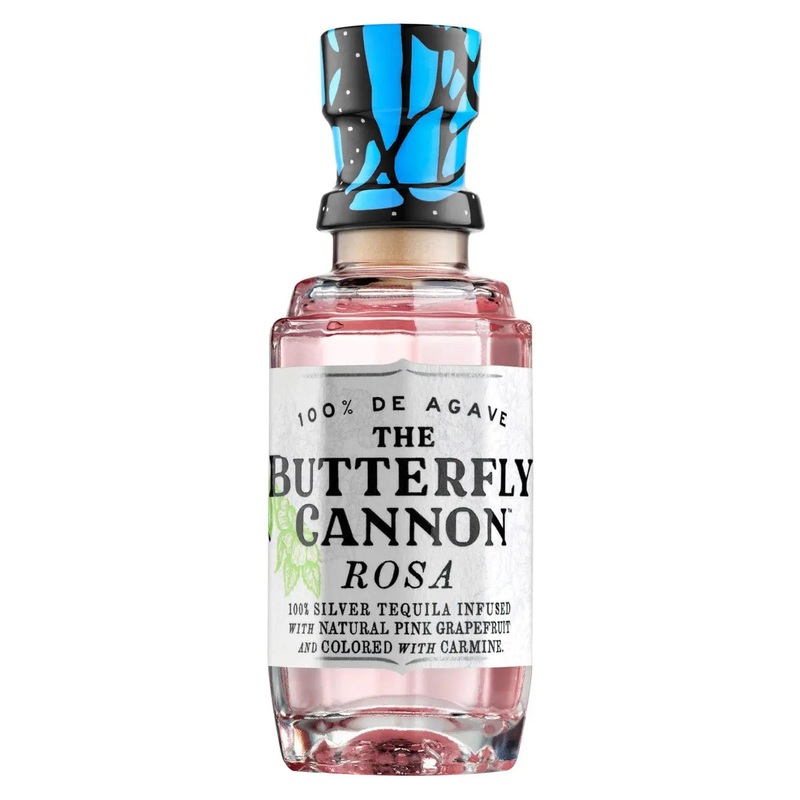 The Butterfly Cannon Rosa Tequila Miniature, 5 cl