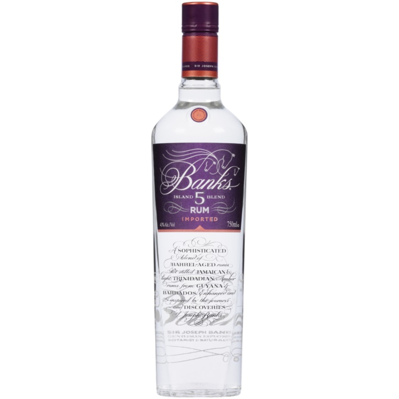 BANKS LIGHT RUM 5 ISLAND BLEND 86 750ML