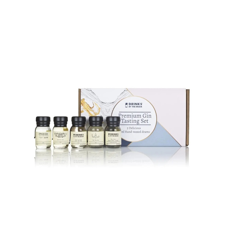 Drinks By The Dram Gin Flavour Selection Tasting Miniature Set, 5 x 3 cl