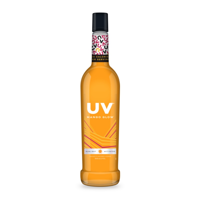 UV MANGO FLAVORED VODKA GLOW 60 750ML