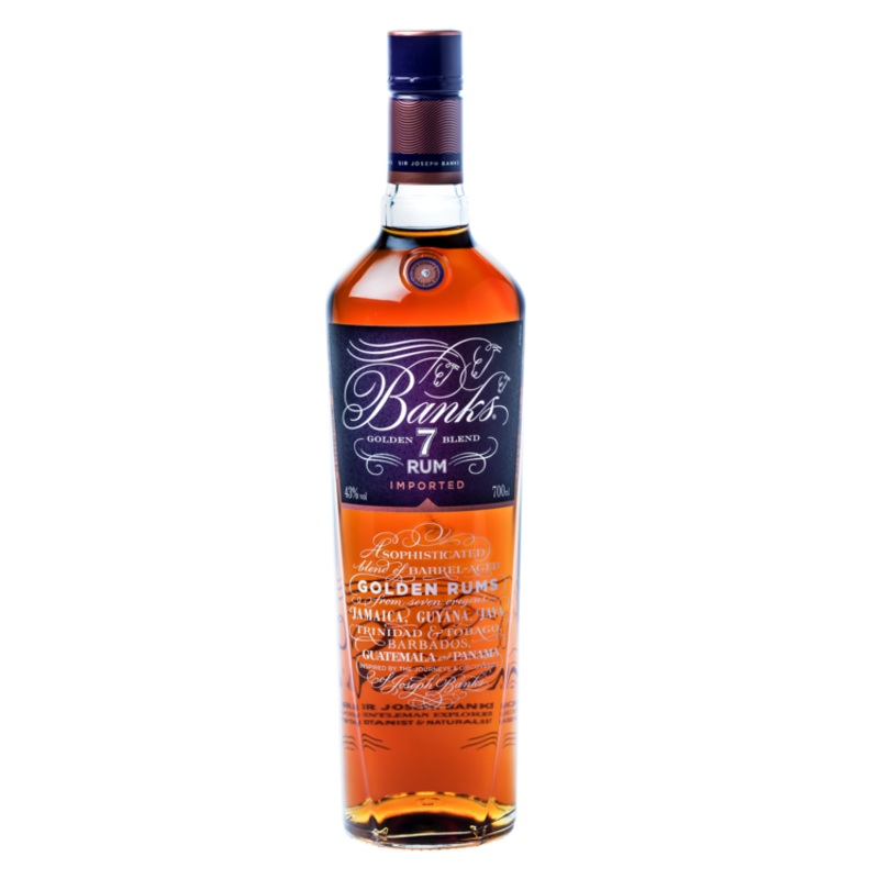 BANKS GOLD RUM GOLDEN AGE 7 86 750ML