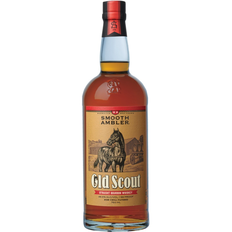 SMOOTH AMBLER STRAIGHT BOURBON OLD SCOUT SINGLE BARREL CASK STRENGTH 3 YR 99 750ML
