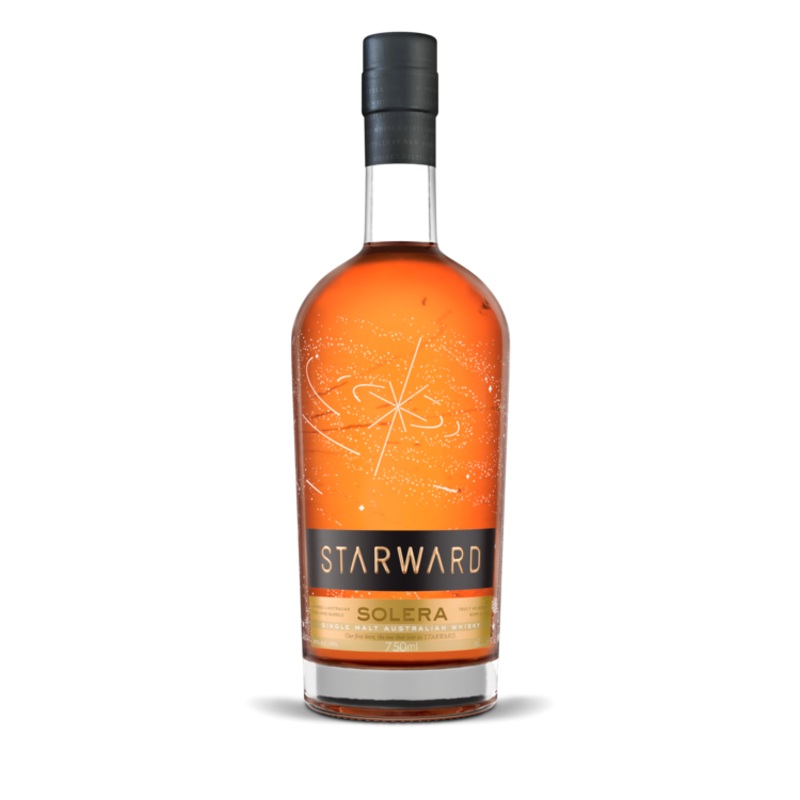 STARWARD SINGLE MALT WHISKY SOLERA MATURED IN APERA BARRELS 3 YR 86 750ML