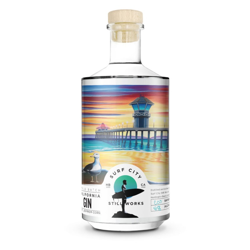 SURF CITY STILL WORKS CALIFORNIA GIN SMALL BATCH 84 750ML