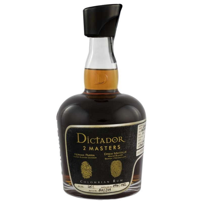 Dictador Aged Rum 2 Masters Barton Wheat 36 Yr 90 750ML