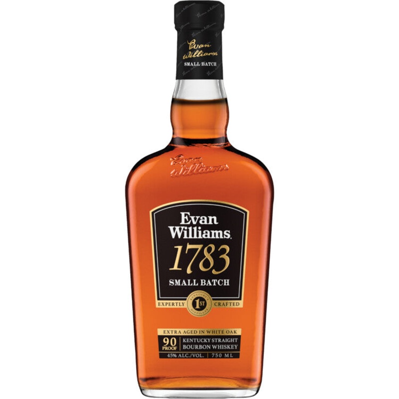 EVAN WILLIAMS STRAIGHT BOURBON 1783 SMALL BATCH 90 750ML