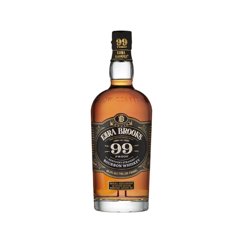 EZRA BROOKS STRAIGHT BOURBON 99 750ML