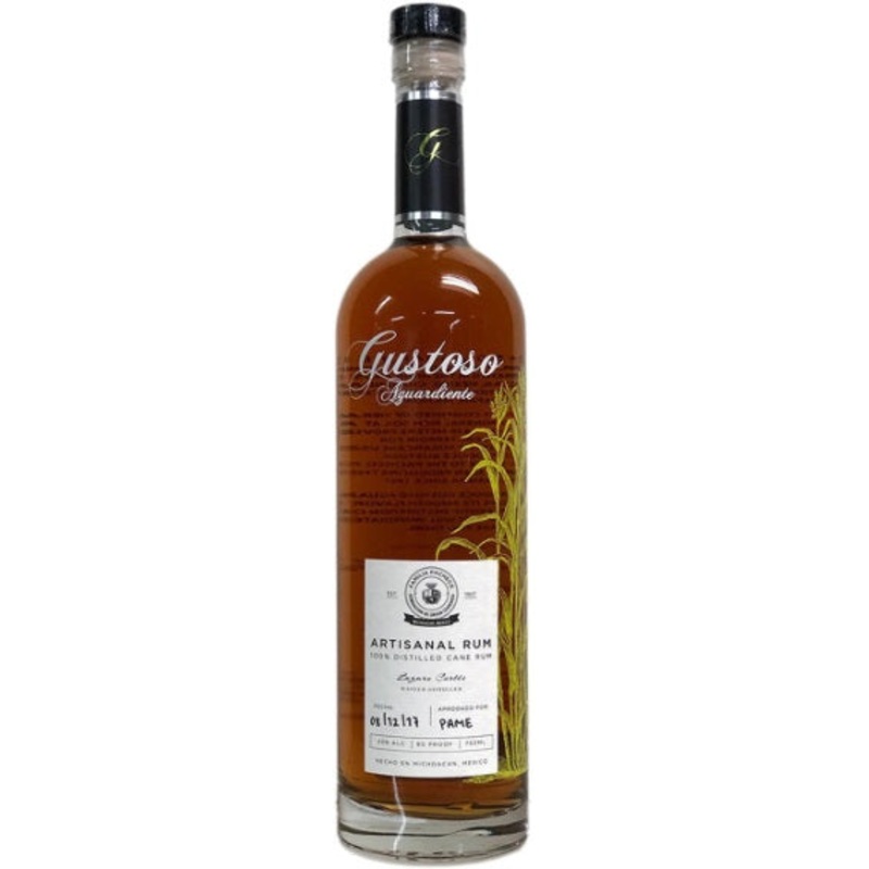 Gustoso Aguardiente Artisanal Rum Dark Rum 80 750ML