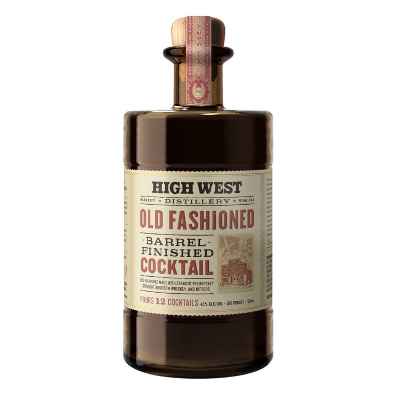 HIGH WEST OLD FASHIONED BARREL FINISHED COCKTAIL 86 750ML