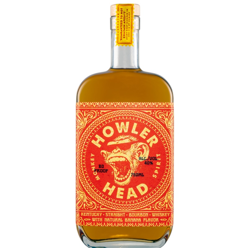 HOWLER HEAD BANANA FLAVORED WHISKEY MONKEY SPIRIT 80 750ML