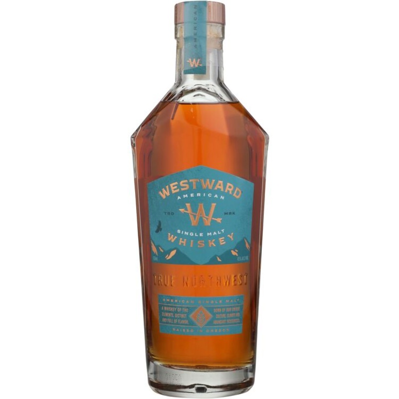 WESTWARD AMERICAN SINGLE MALT WHISKEY 90 750ML