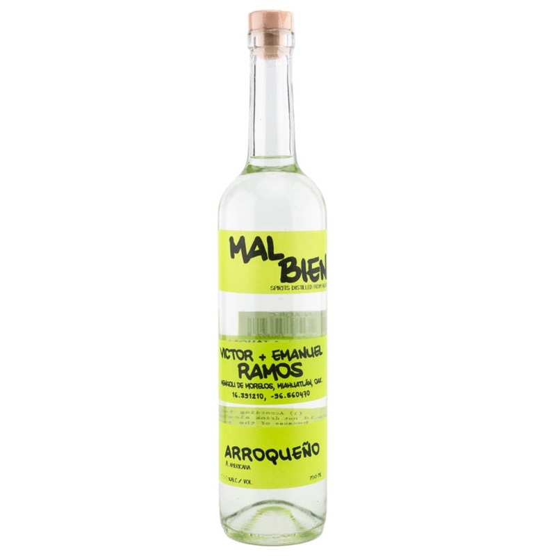 MAL BIEN MEZCAL ARROQUENO FELIPE + AGEO CORTES 100.4 750ML
