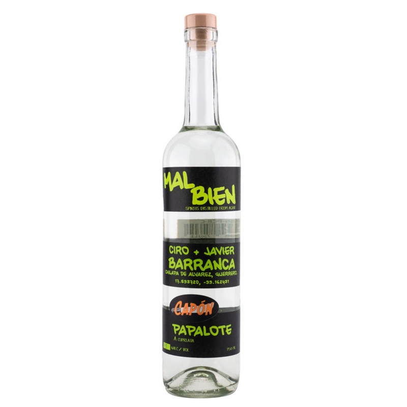MAL BIEN MEZCAL PAPALOTE CAPON CIRO + JAVIER BARRANCA 96 750ML