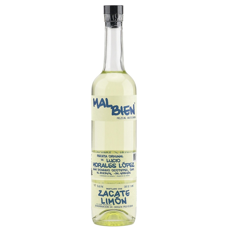 Mal Bien Mezcal Zacate Limon 80 750ML
