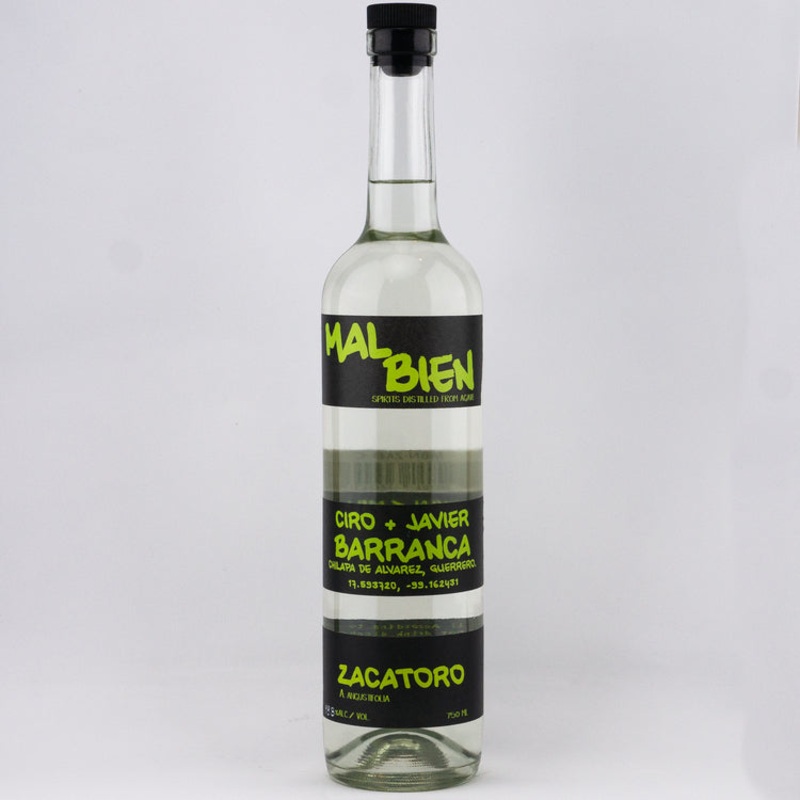 MAL BIEN MEZCAL ZACATORO CIRO + JAVIER BARRANCA 97 750ML