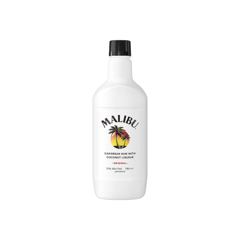MALIBU COCONUT FLAVORED RUM ORIGINAL 42 750ML