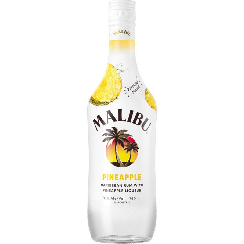 MALIBU PINEAPPLE FLAVORED RUM 42 750ML