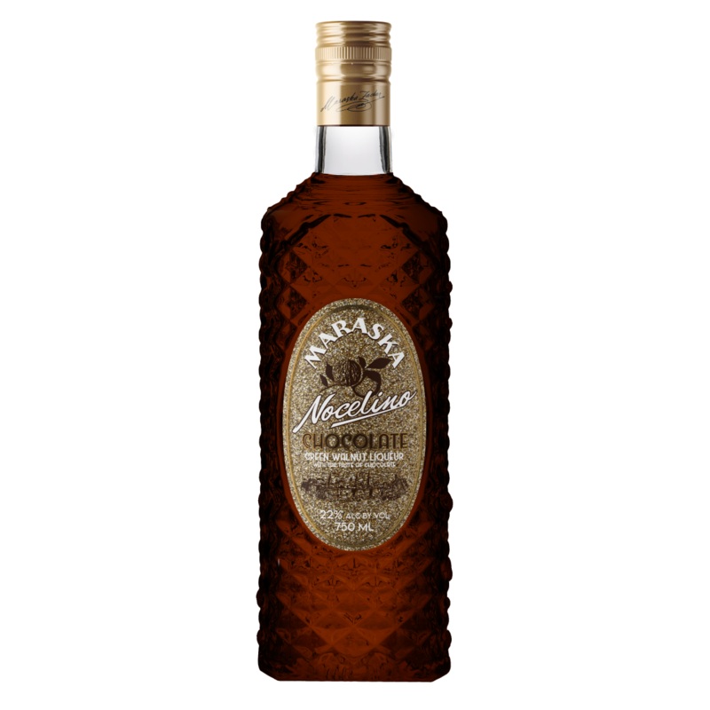 MARASKA CHOCOLATE GREEN WALNUT LIQUEUR NOCELINO 44 750ML