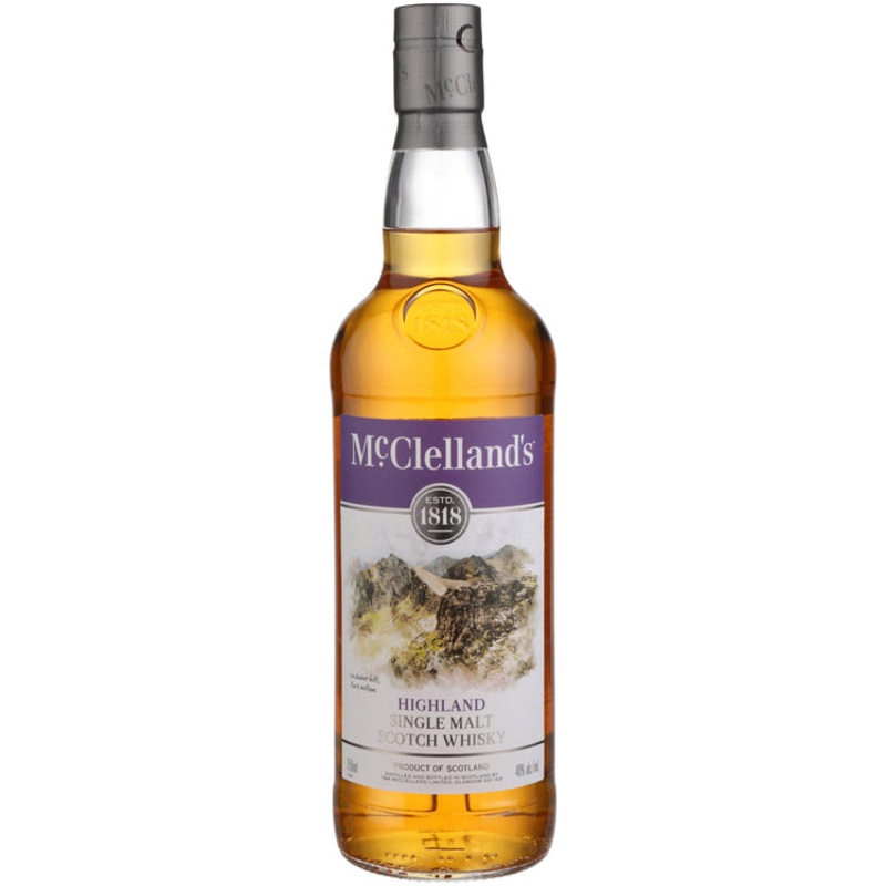 MCCLELLAND'S SINGLE MALT SCOTCH HIGHLAND 80 750ML