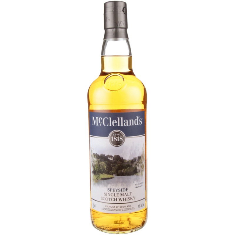MCCLELLAND'S SINGLE MALT SCOTCH SPEYSIDE 80 750ML