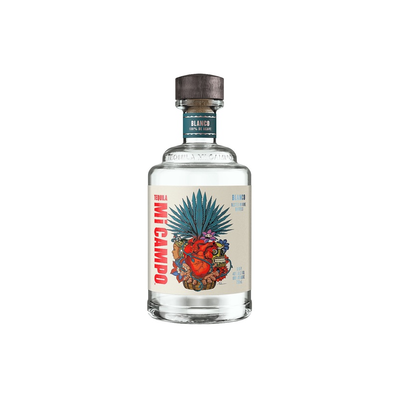 MI CAMPO TEQUILA BLANCO 80 750ML