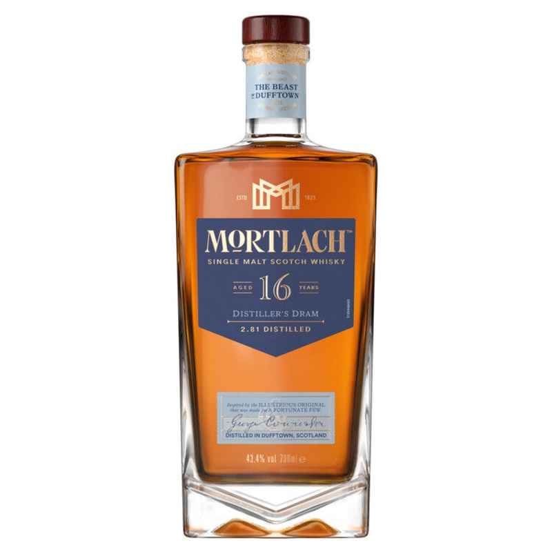 MORTLACH SINGLE MALT SCOTCH DISTILLER'S DRAM 16 YR 86.8 750ML