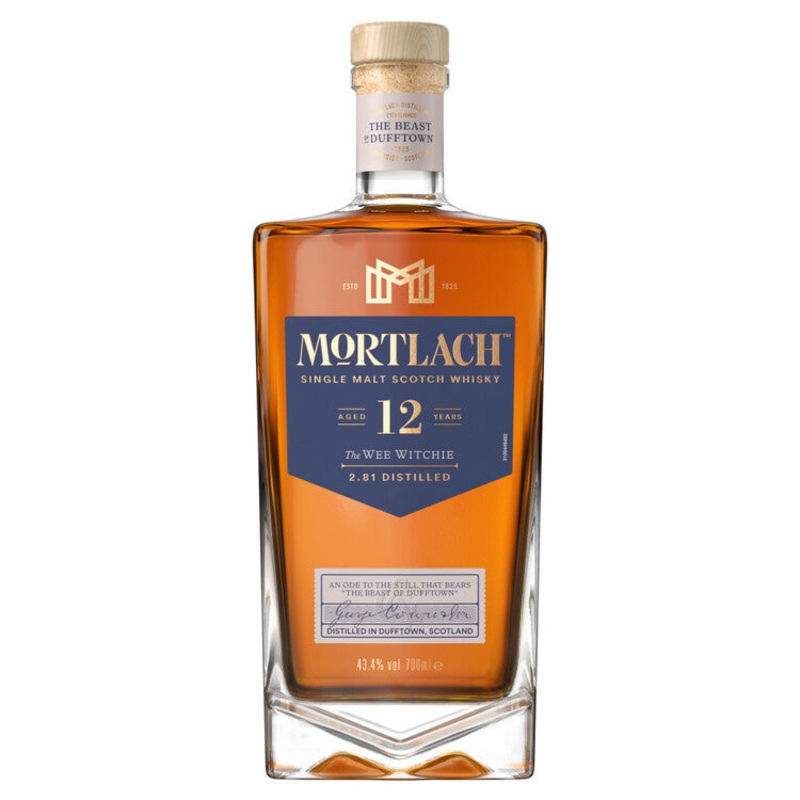 MORTLACH SINGLE MALT SCOTCH THE WEE WITCHIE 12 YR 86.8 750ML