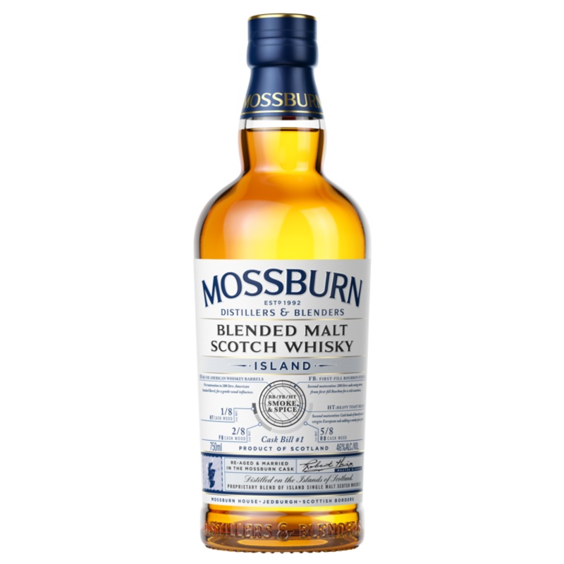 MOSSBURN BLENDED MALT SCOTCH ISLAND 92 750ML
