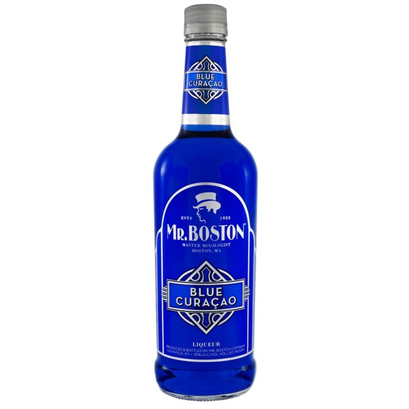 MR. BOSTON BLUE CURACAO 30 750ML