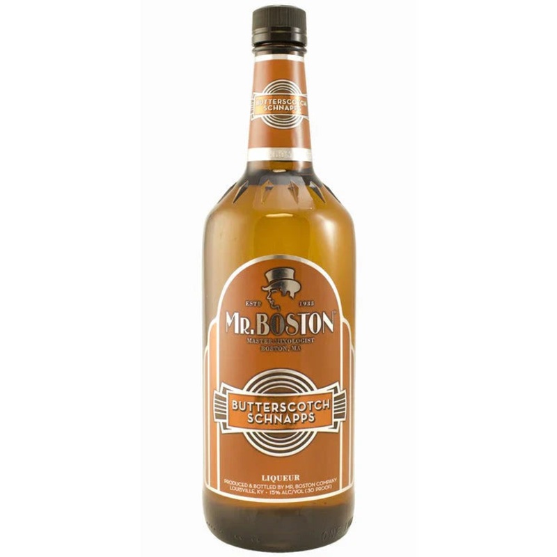 MR. BOSTON BUTTERSCOTCH SCHNAPPS 30 750ML