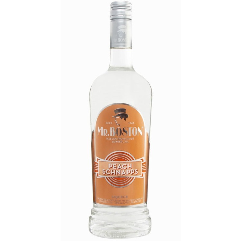 MR. BOSTON PEACH SCHNAPPS 30 750ML