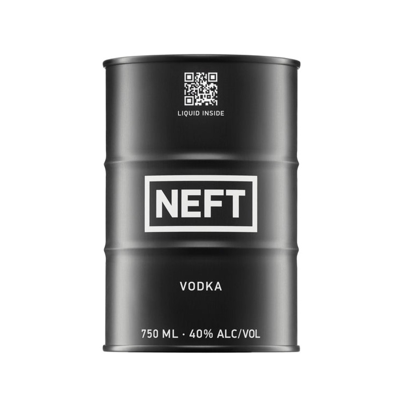Neft Vodka 80 Black Barrel Packaging 750ML