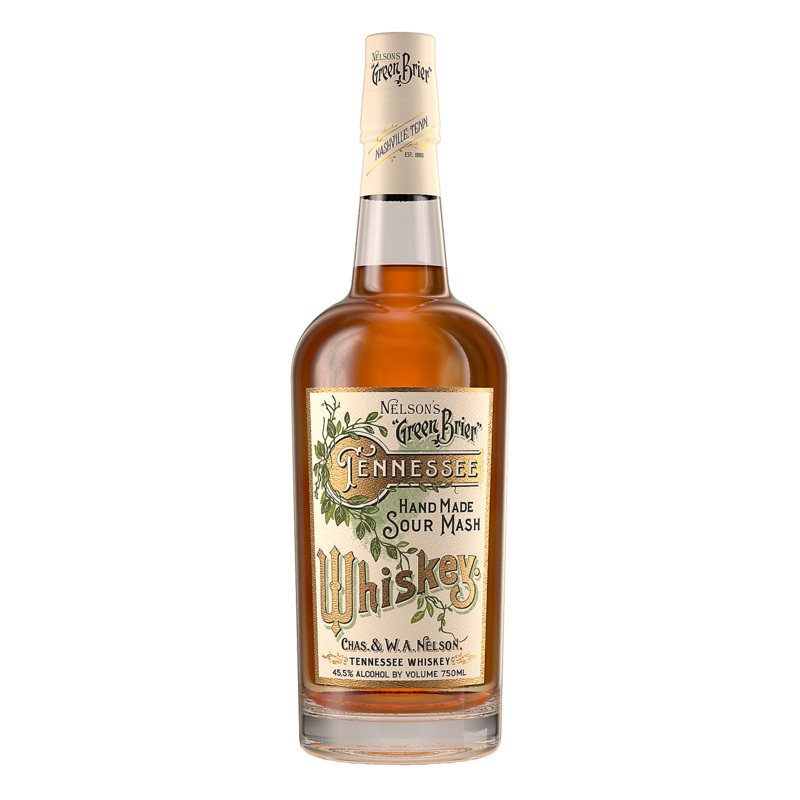 NELSON'S GREEN BRIER TENNESSEE WHISKEY HAND MADE SOUR MASH 91 750ML