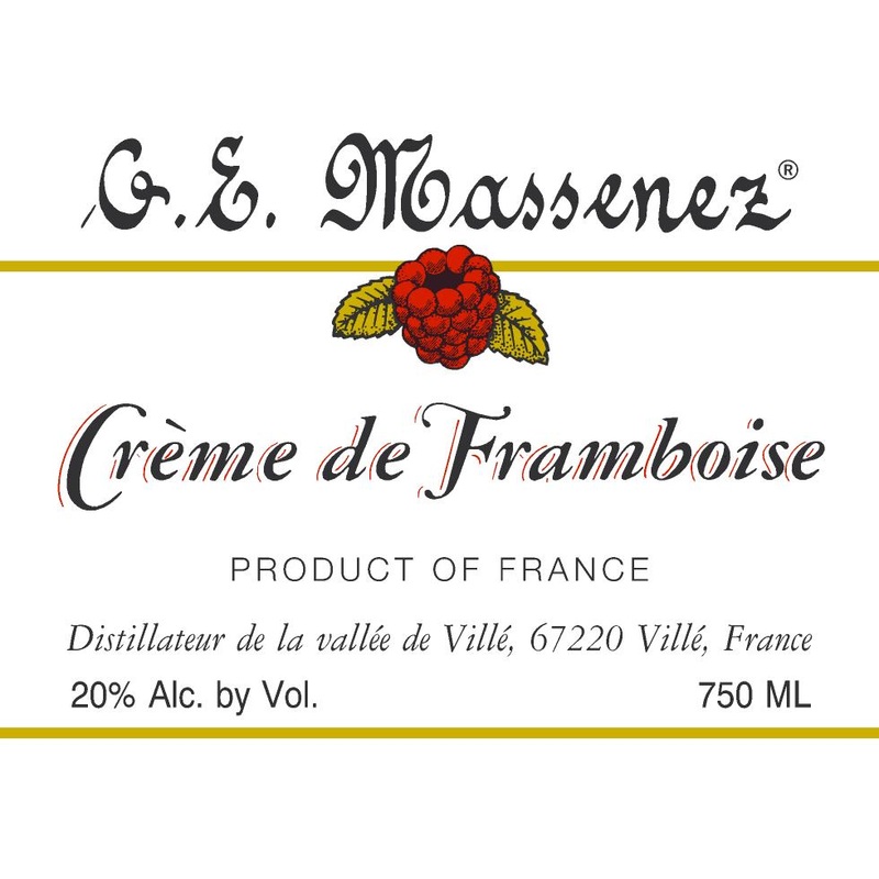 MASSENEZ CREME DE FRAMBOISE RASPBERRY 750 mL