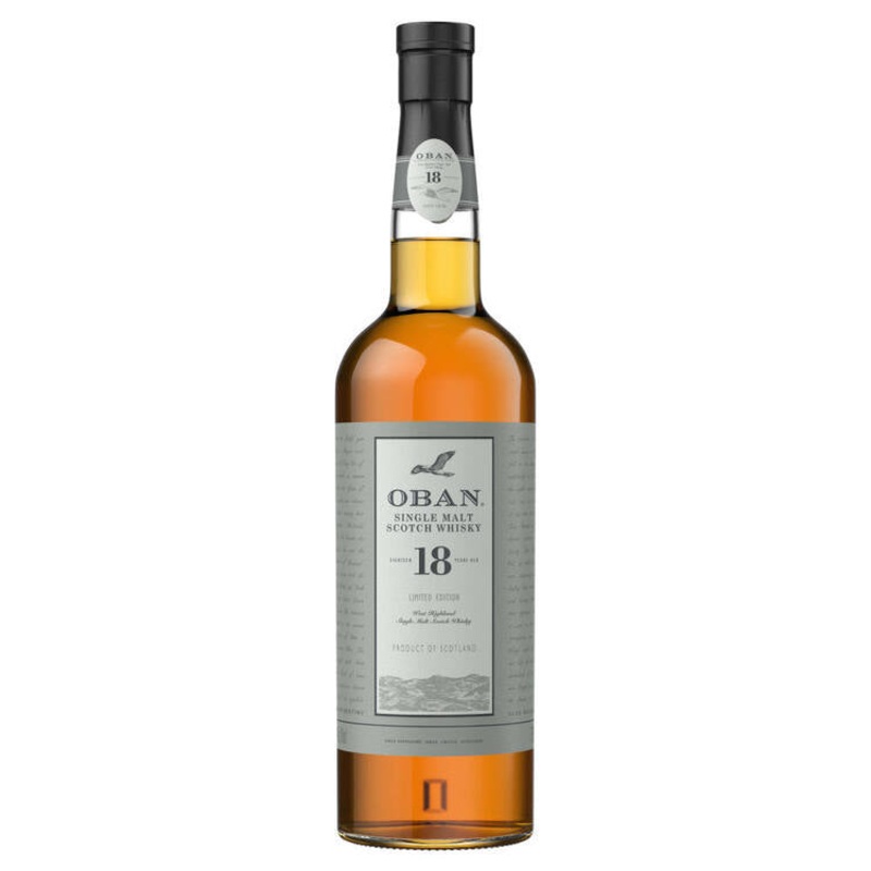 OBAN SINGLE MALT SCOTCH LIMITED EDITION 18 YR 86 750ML