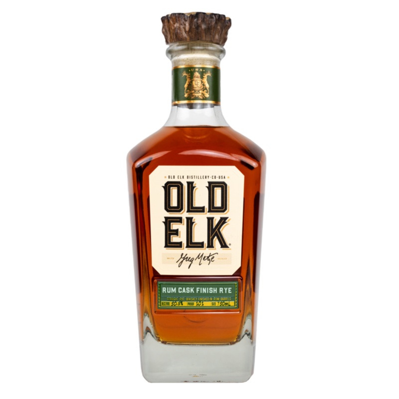 OLD ELK STRAIGHT RYE WHISKEY RUM CASK FINISH 101 750ML