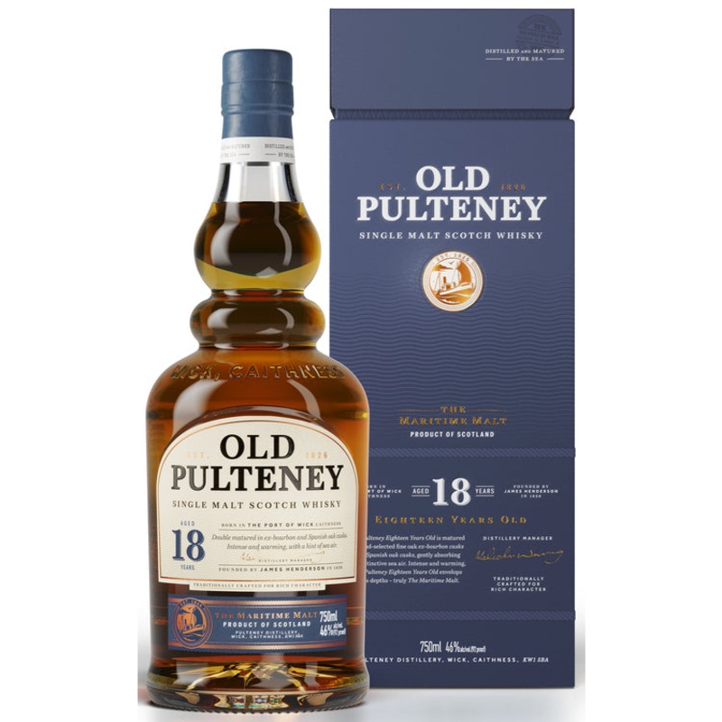 OLD PULTENEY SINGLE MALT SCOTCH 18 YR 92 750ML