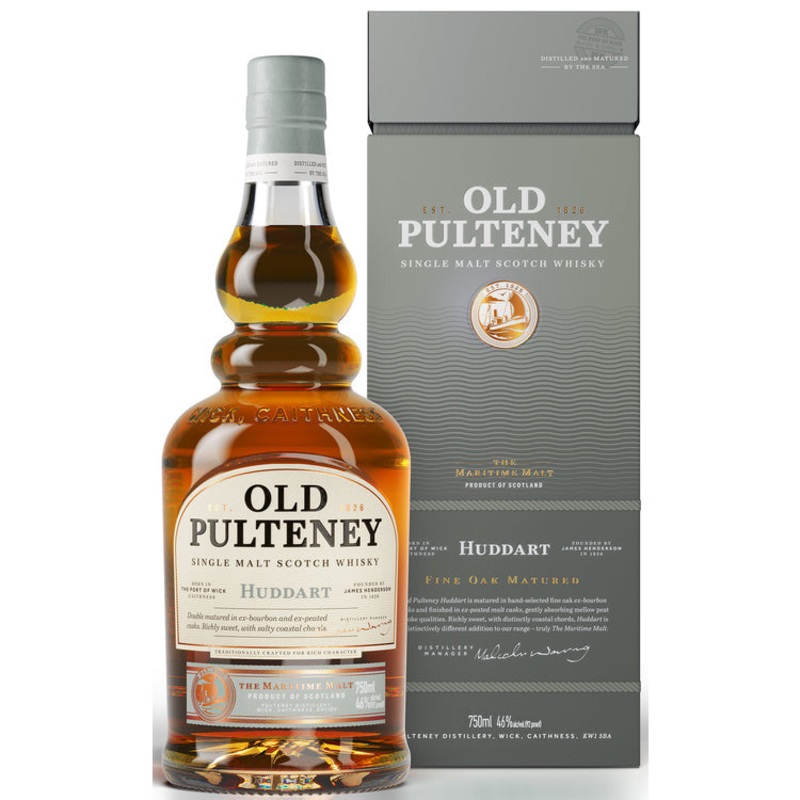 OLD PULTENEY SINGLE MALT SCOTCH HUDDART 92 750ML