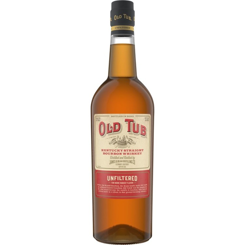 OLD TUB STRAIGHT BOURBON BOTTLED IN BOND SOUR MASH UNFILTERED 100 750ML