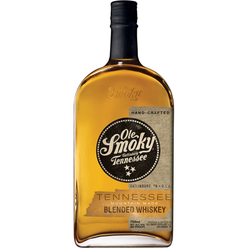 OLE SMOKY BLENDED AMERICAN WHISKEY MOUNTAIN MADE 80 750ML