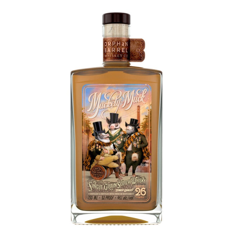 ORPHAN BARREL SINGLE GRAIN SCOTCH MUCKETY MUCK 26 YR 92 750ML