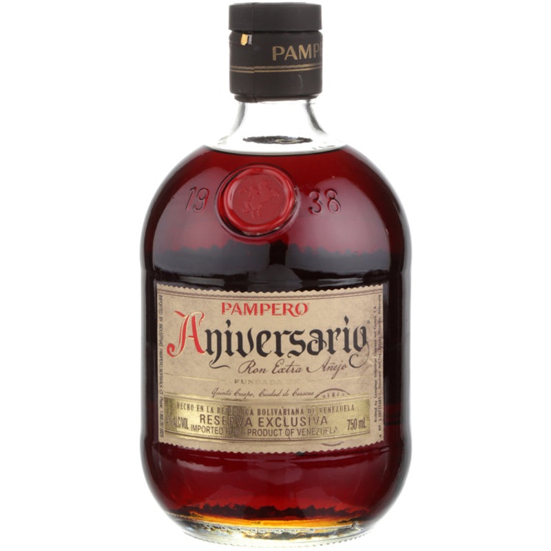 PAMPERO AGED RUM ANEJO ANIVERSARIO RESERVA EXCLUSIVA 80 750ML