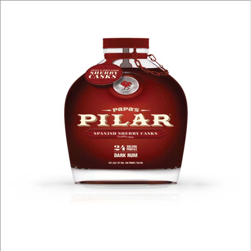 PAPA'S PILAR DARK RUM 24 SOLERA PROFILE SPANISH SHERRY CASKS LIMITED EDITION 86 750ML
